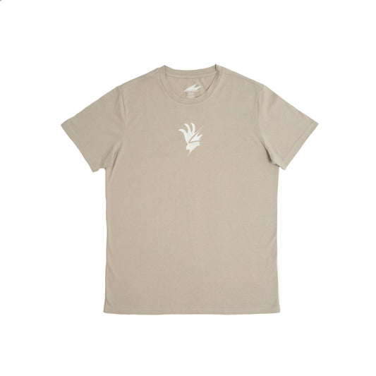 Embroidered Larrikin T-Shirt - Grey